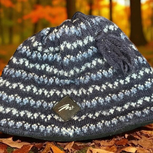 Merkley Headgear Mens Beanie Hat Cap Tassel Lined Ski Snowboard OS 100% Wool - Picture 12 of 12
